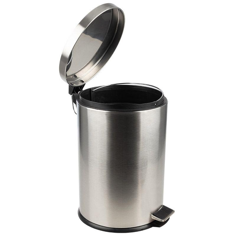 Мусорное ведро "Рыжий кот" DBM-01-20 с открытой крышкой