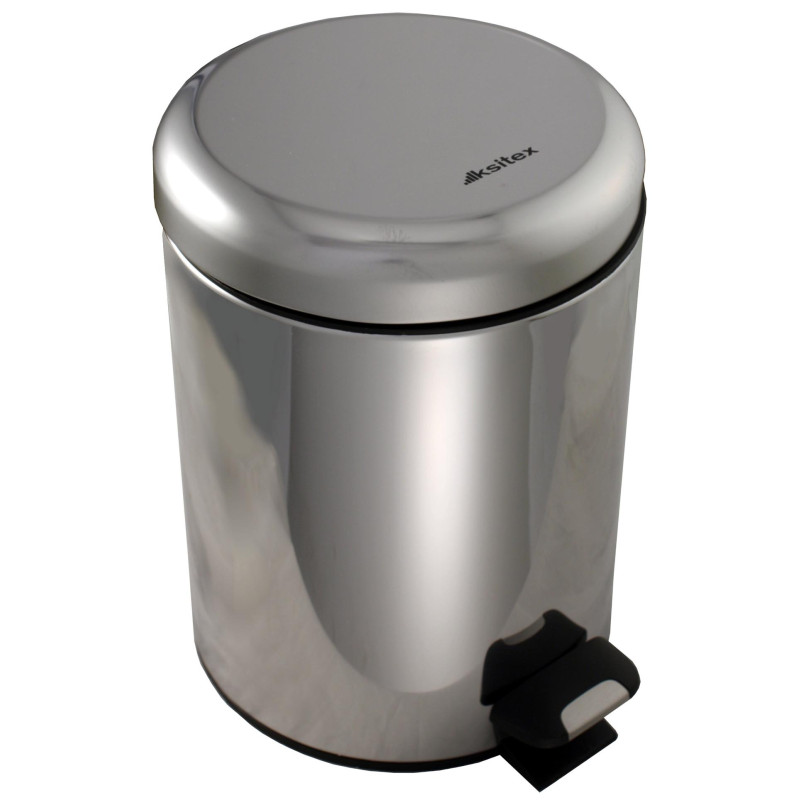 Мусорное ведро Ksitex BGR-5S 5 л хром