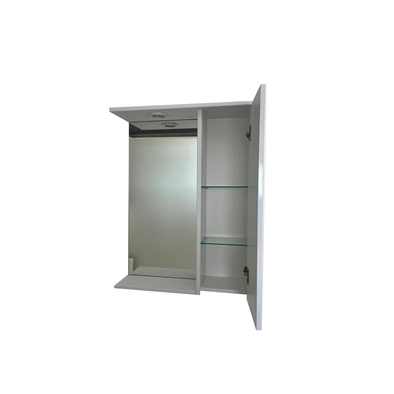 Шкаф с зеркалом Garda Marko-3 550R Шн_з_1дв_550R_Marko с открытой дверцой