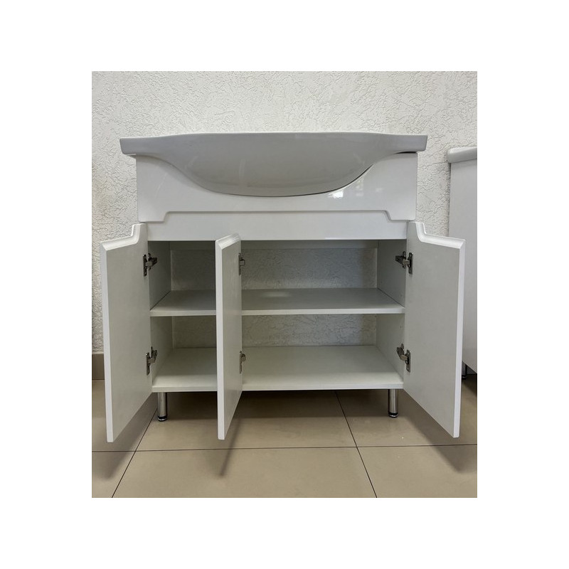 Тумба под умывальник Garda Marko-18 850 Т_ум_3дв_850_Marko открытые дверцы