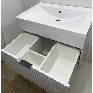 Тумба под умывальник Garda Onda106н-750_PVC,бел.гл 09.106н.750,бел.гл в открытом виде