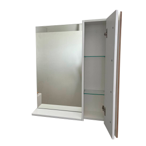 Шкаф с зеркалом Garda Sorento 3-600R 14.3.600R с открытой дверцей