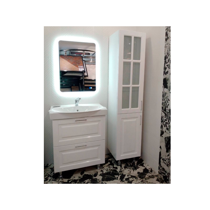 Шкаф-пенал Garda Alba-24 400L П_ВФ6_2дв_400L_Alba в интерьере