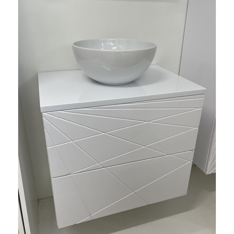 Тумба под умывальник Garda Geometry38н_700_PVС, бел.гл. 11.38н.700.PVC, бел.гл. вблизи