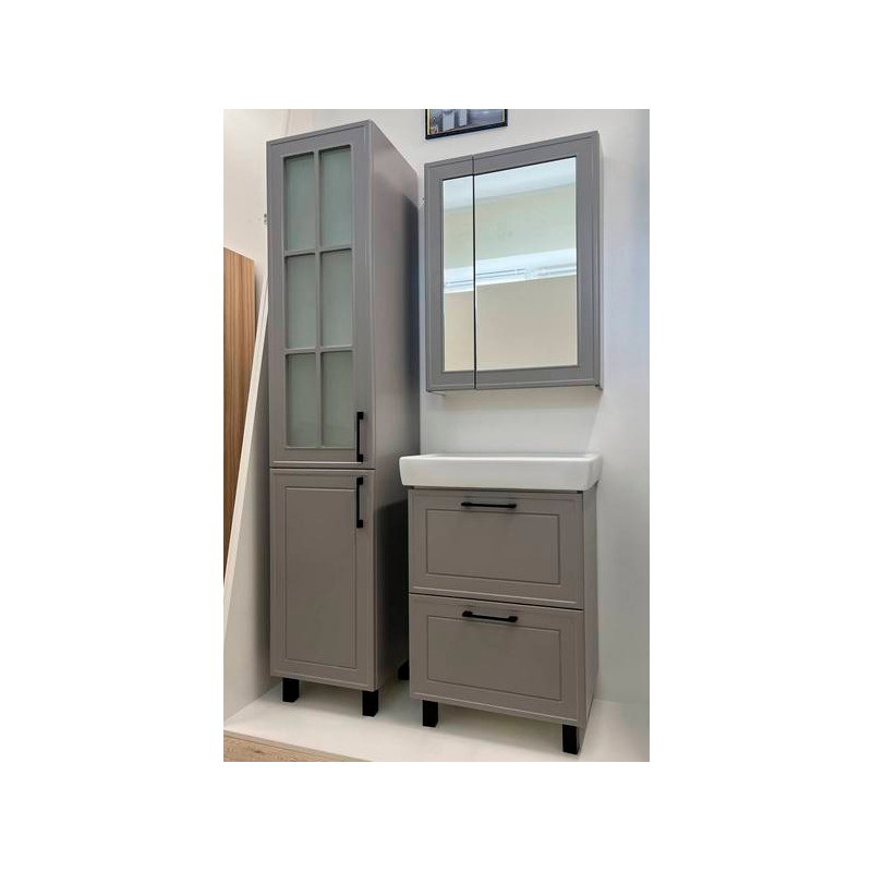 Шкаф с зеркалом Garda Stella-6 600L (M) З_2дв_600L_Stellla в интерьере