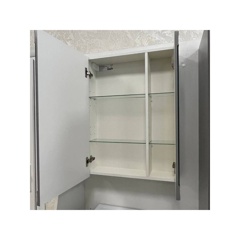 Шкаф с зеркалом Garda Stella-6 600R (M) З_2дв_600R_Stellla открытые дверцы