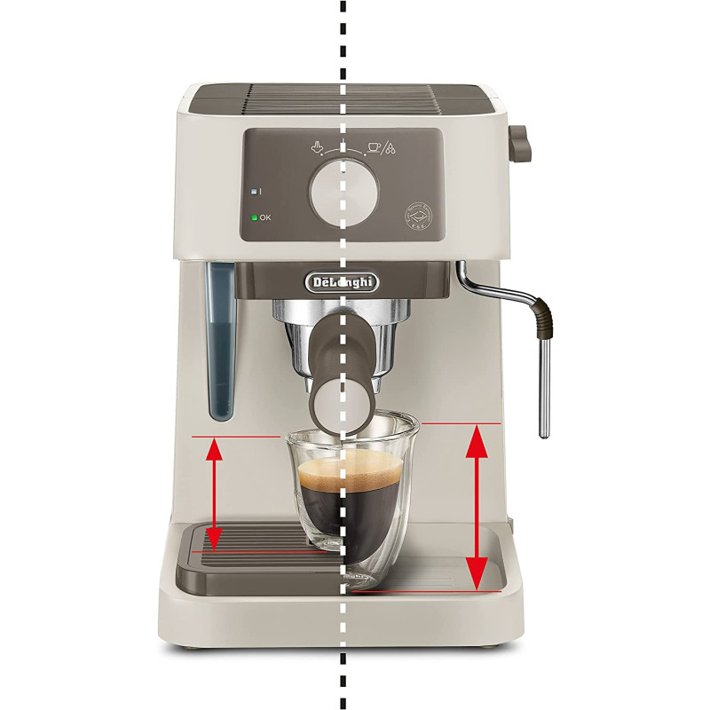 Кофеварка DeLonghi EC 235 CR спереди