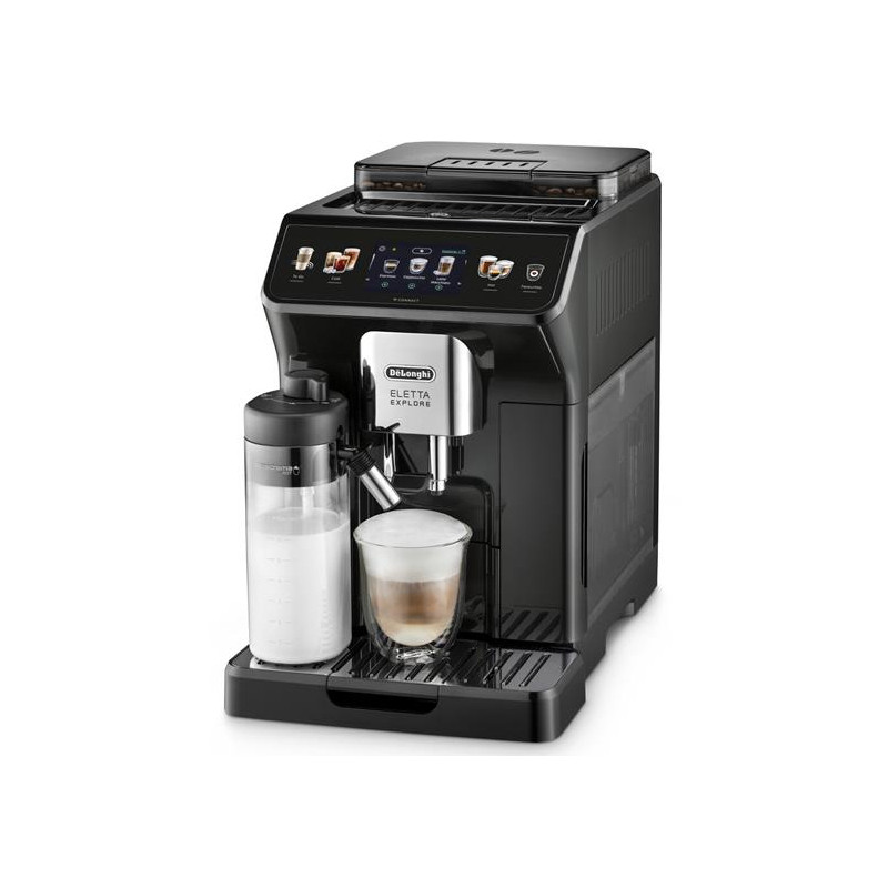 Кофемашина DeLonghi  ECAM 450 65 G сбоку