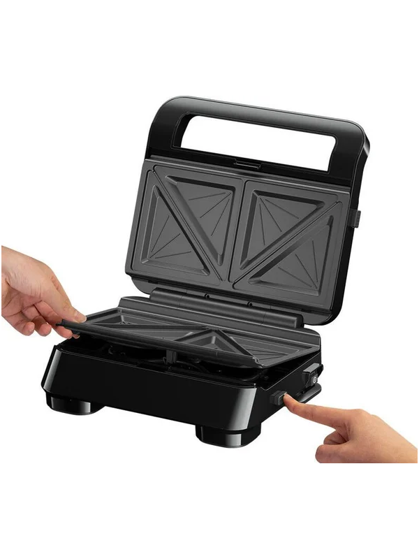 Электрогриль Braun SM 5000 BK в раскрытом виде