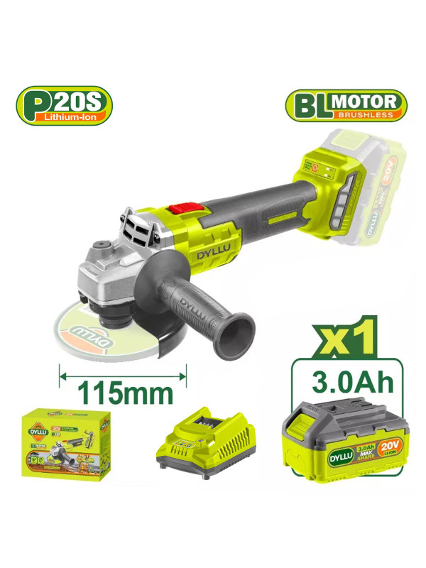 Угловая шлифмашина DYLLU DTLAPM21 комплектация