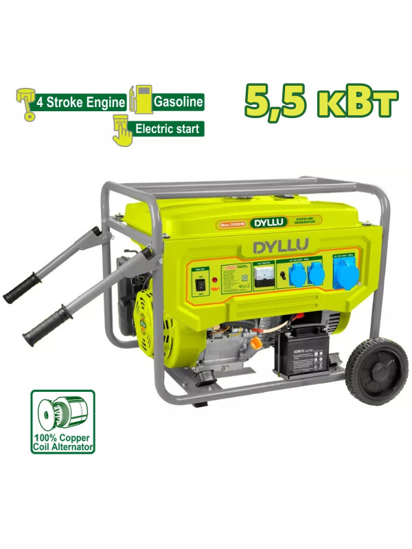 Бензиновый генератор DYLLU DTGEAA08 особенности