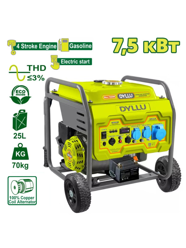 Бензиновый генератор DYLLU DTGEAB11 особенности