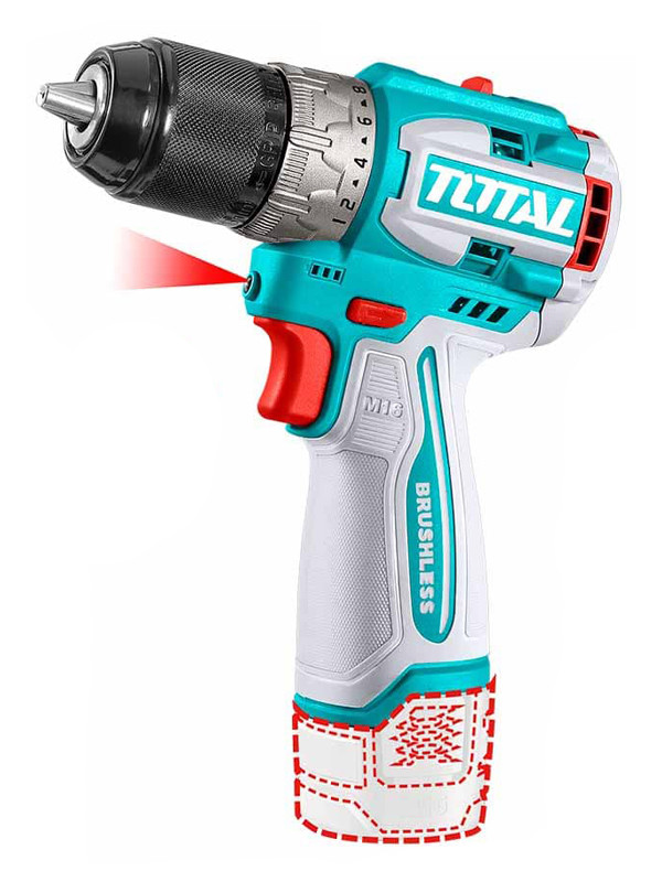 Дрель-шуруповерт Total TOSLI240786