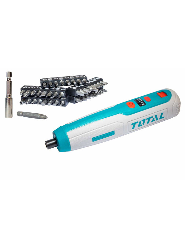Электроотвертка Total TSDLI0403 сбоку