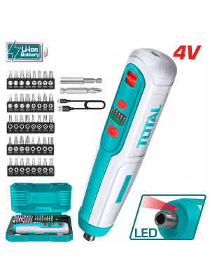 Электроотвертка Total TSDLI0403 комплектация