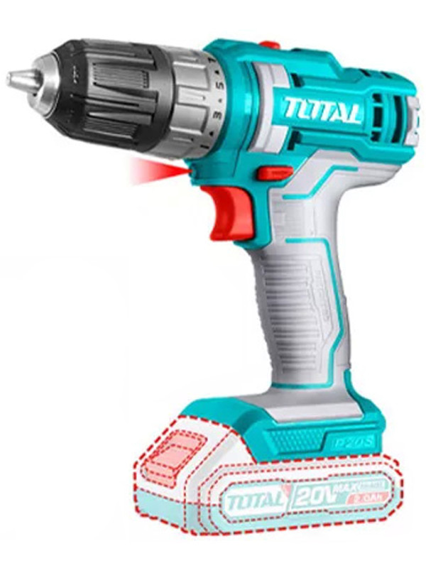 Дрель-шуруповерт Total TDLI200528