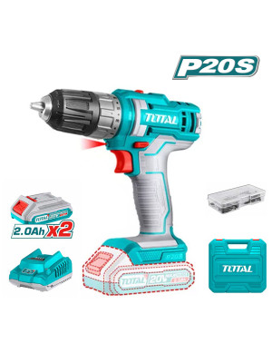 Дрель-шуруповерт Total TDLI200528 комплектация