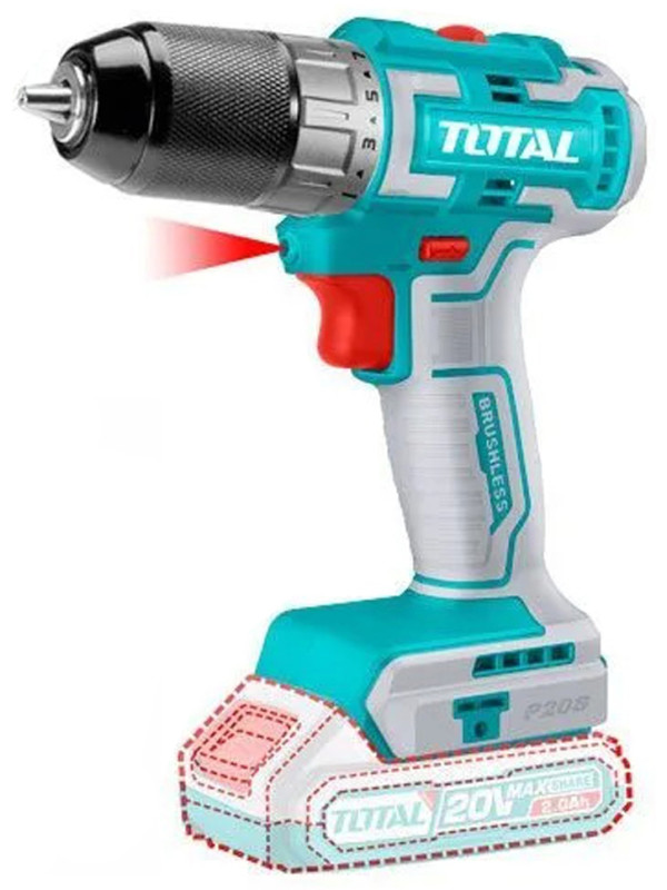 Дрель-шуруповерт Total TDLI20508