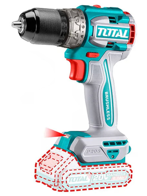 Дрель-шуруповерт Total TDLI20602