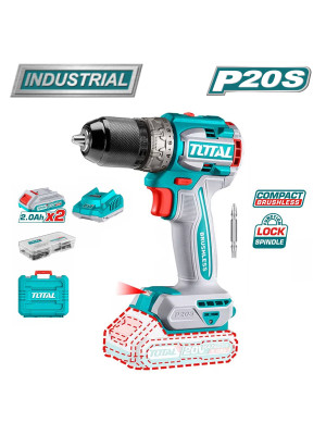 Дрель-шуруповерт Total TDLI20602 комплектация