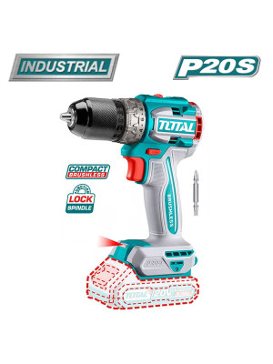 Дрель-шуруповерт Total TDLI206021 (без АКБ) комплектация