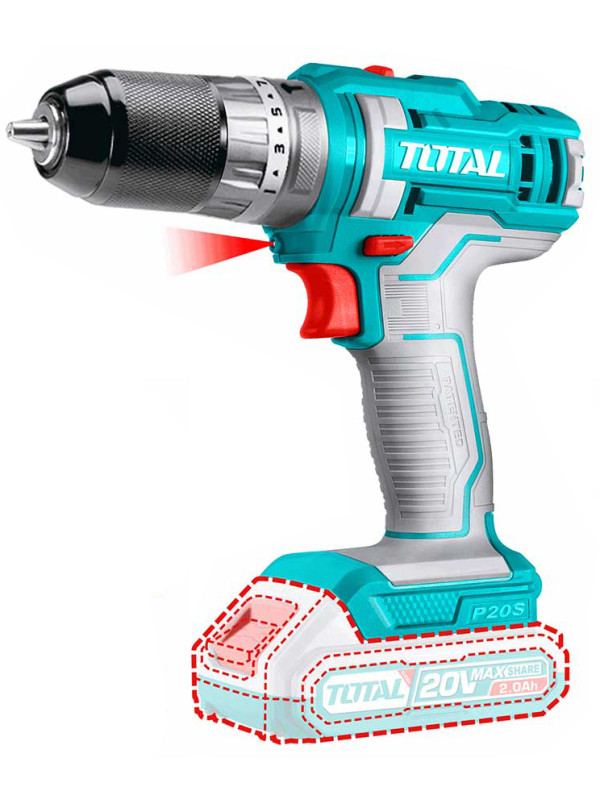 Дрель-шуруповерт Total TIDLI201452
