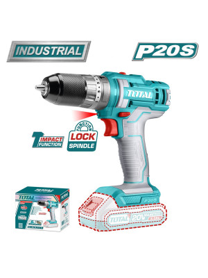 Дрель-шуруповерт Total TIDLI201455 (без АКБ) комплектация