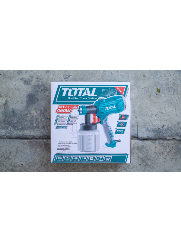 Краскопульт электрический Total TT3506 упаковка