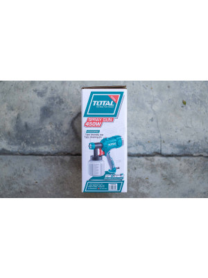 Краскопульт электрический Total TT3506 упаковка сбоку