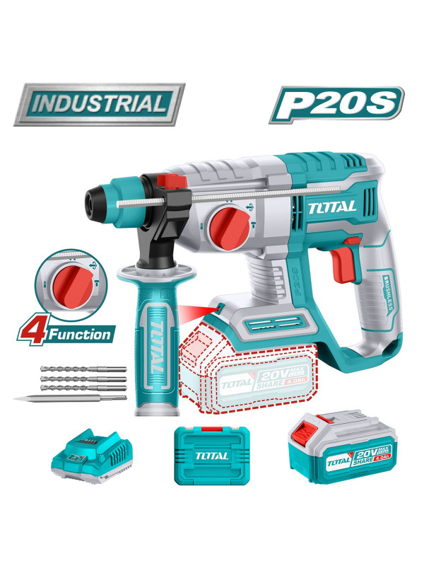 Перфоратор Total TRHLI202081 комплектация