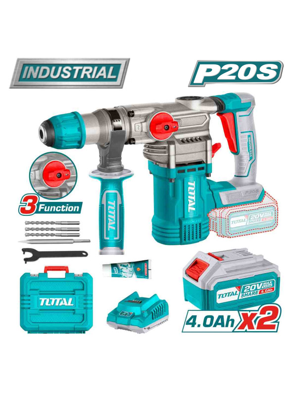 Перфоратор Total TRHLI202882 комплектация