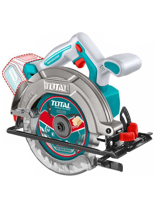 Циркулярная пила Total TSLI1652 (без АКБ)