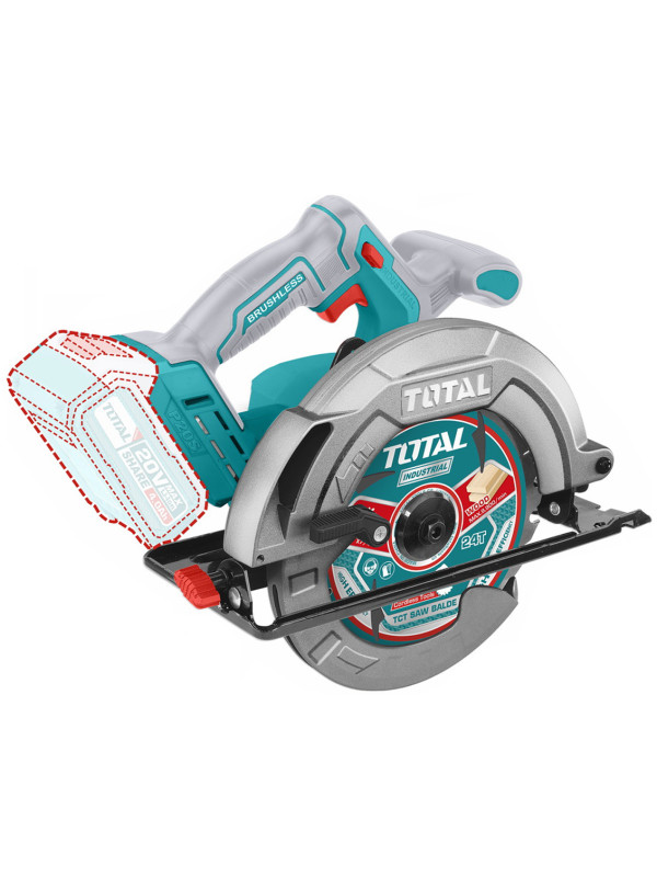 Циркулярная пила Total TSLI1851 (без АКБ)