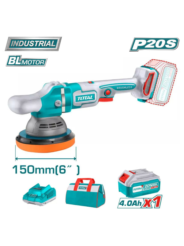 Полировальная машина Total TAPLI20151 комплектация