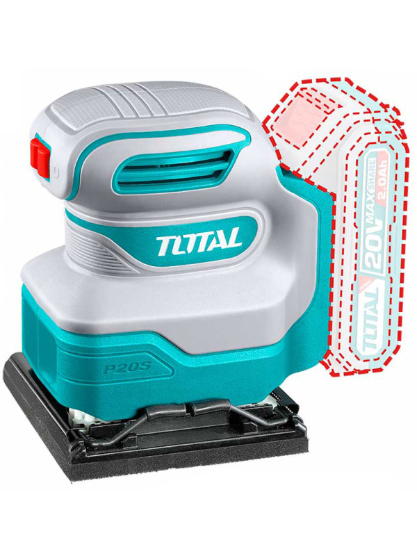 Вибрационная шлифмашина Total TSHSLI20141