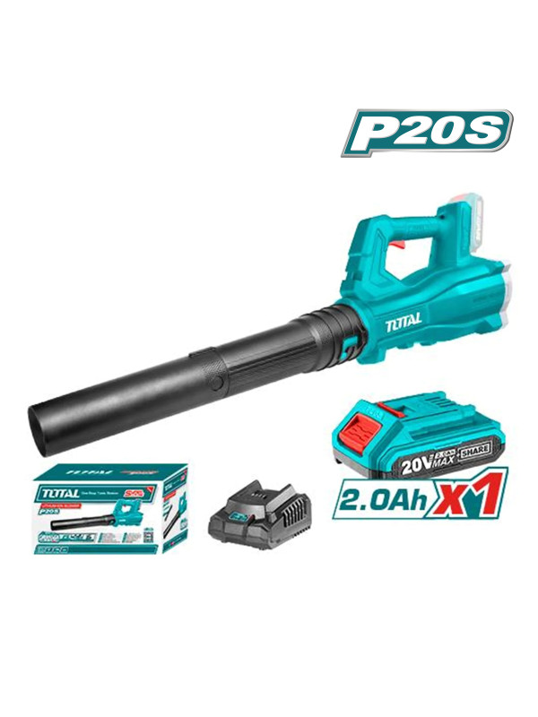 Воздуходувка аккумуляторная Total TABLI203235 комплектация