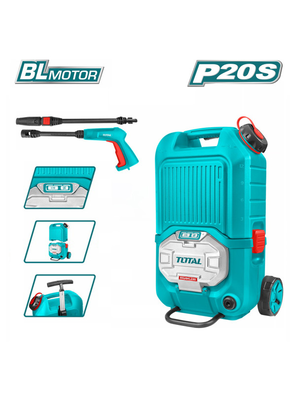 Мойка высокого давления Total TPWLI4006 (без АКБ) комплектация