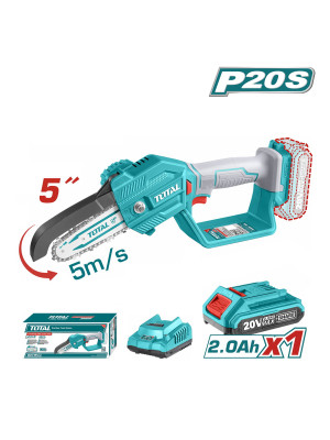 Пила цепная аккумуляторная Total TGSLI20581 комплектация