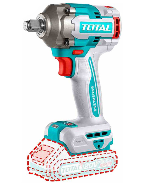 Гайковерт Total TIWLI20401 (без АКБ)