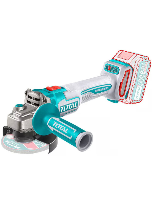 Угловая шлифмашина Total TTAGLI211156 (без АКБ)