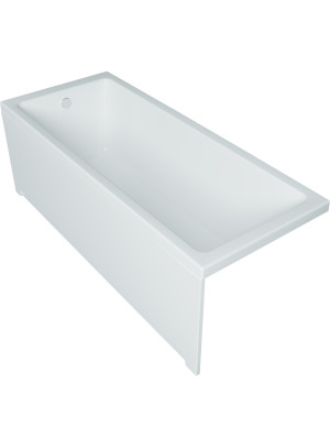 Ванна акриловая Triton Аура 160x70 (с ровным дном) вид сбоку