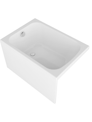Ванна акриловая Triton Литл 100x70 вид сбоку