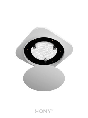 Теневой диффузор HOMY AIR Lite Круглый AL100W (d150) белый открыт