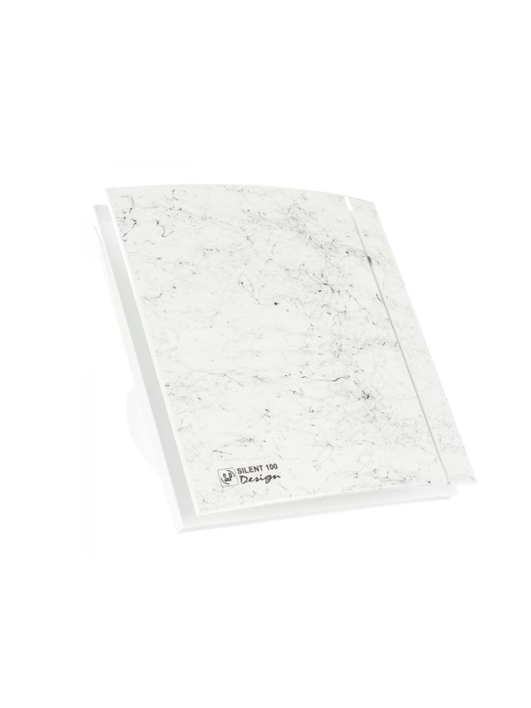 Вытяжной вентилятор Soler&Palau Silent-100 CHZ Marble White Design под углом