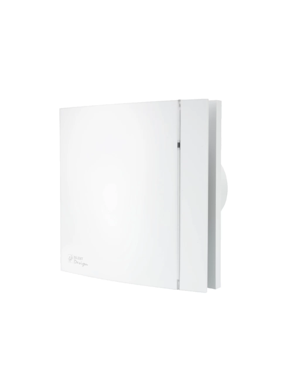 Вытяжной вентилятор Soler&Palau Silent-100 CHZ Matt White Design под углом