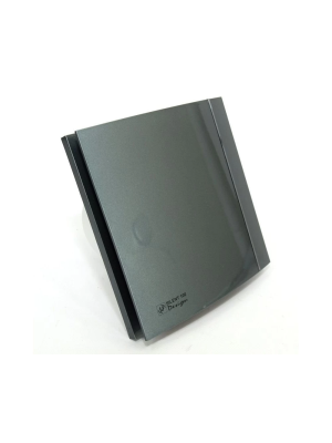 Вытяжной вентилятор Soler&Palau Silent-100 CRZ Grey Design под углом