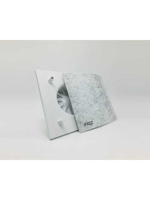 Вытяжной вентилятор Soler&Palau Silent-100 CRZ Marble White Design съемная панель