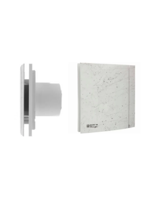 Вытяжной вентилятор Soler&Palau Silent-100 CRZ Marble White Design сбоку