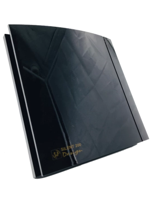 Вытяжной вентилятор Soler&Palau Silent-200 CRZ Black Design под углом