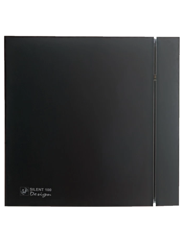 Вытяжной вентилятор Soler&Palau Silent-200 CRZ Matt Black Design